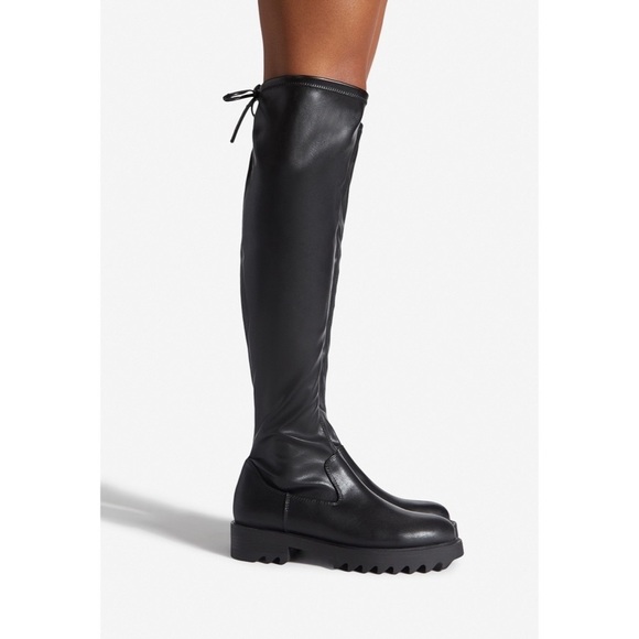 Tall Flat Boots - Picture 2 of 4